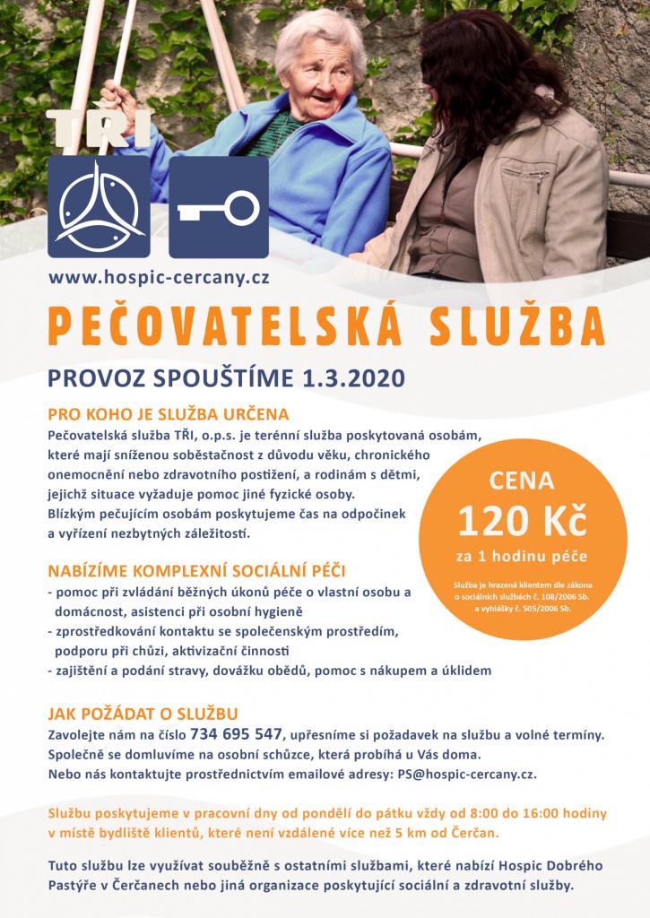Leták pečovatelská služba