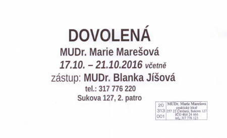 Marešová Dovolená